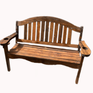 Wooden bench