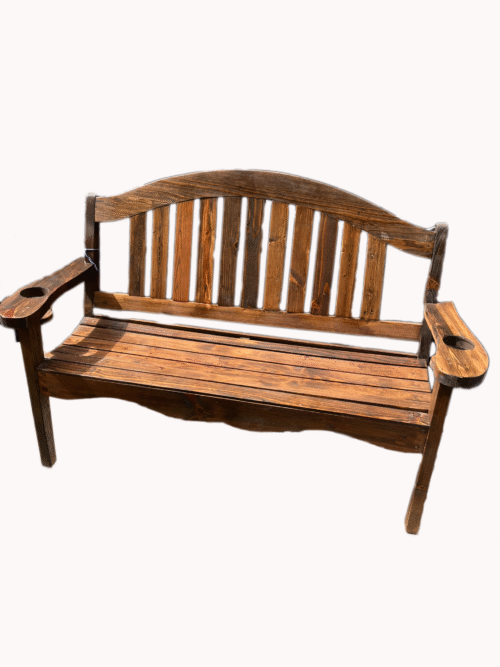Wooden bench